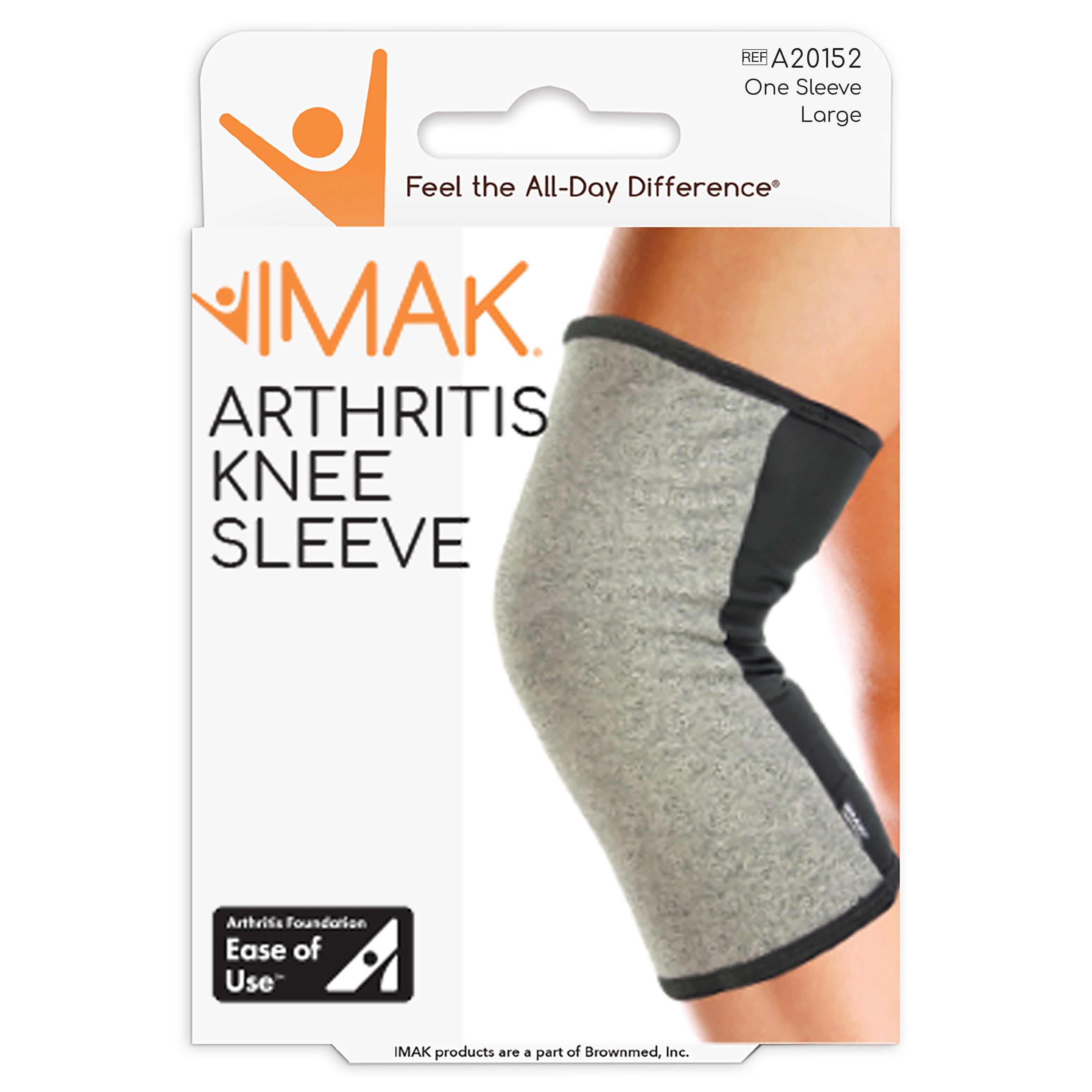 Imak Arthritis Knee Compression Sleeve, Large