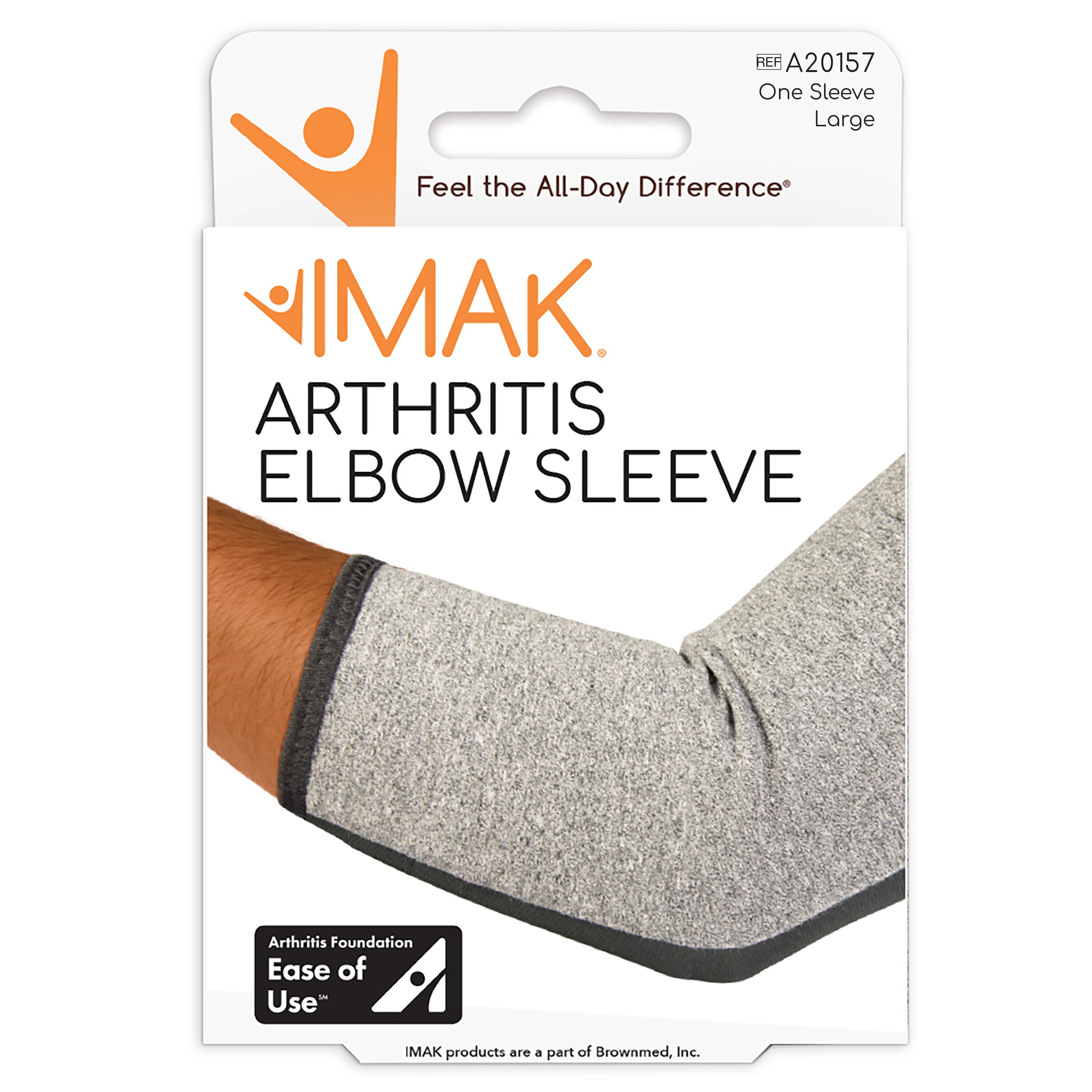 Imak Arthritis Elbow Compression Sleeve, Large