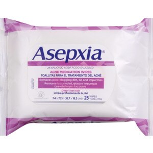 Asepxia Acne Medication Wipes, 25CT