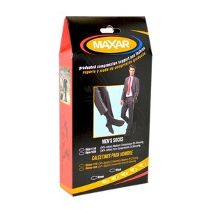 Maxar Men's Trouser Support Socks (23-30mmHg)