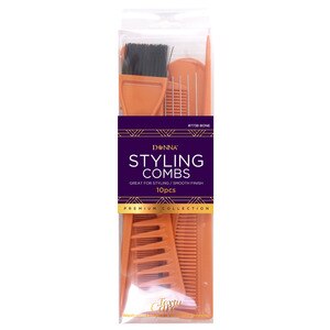 Donna Styling Combs, 10 CT