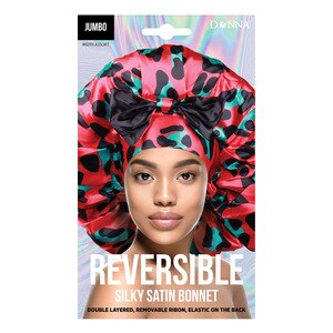 Donna Jumbo Reversible Silky Satin Bonnet