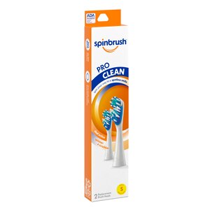 Arm & Hammer Spinbrush ProClean Replacement Heads, Soft