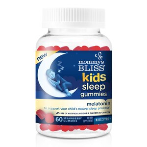 Mommy's Bliss Kids Sleep Melatonin Gummies, Strawberry, 60 CT