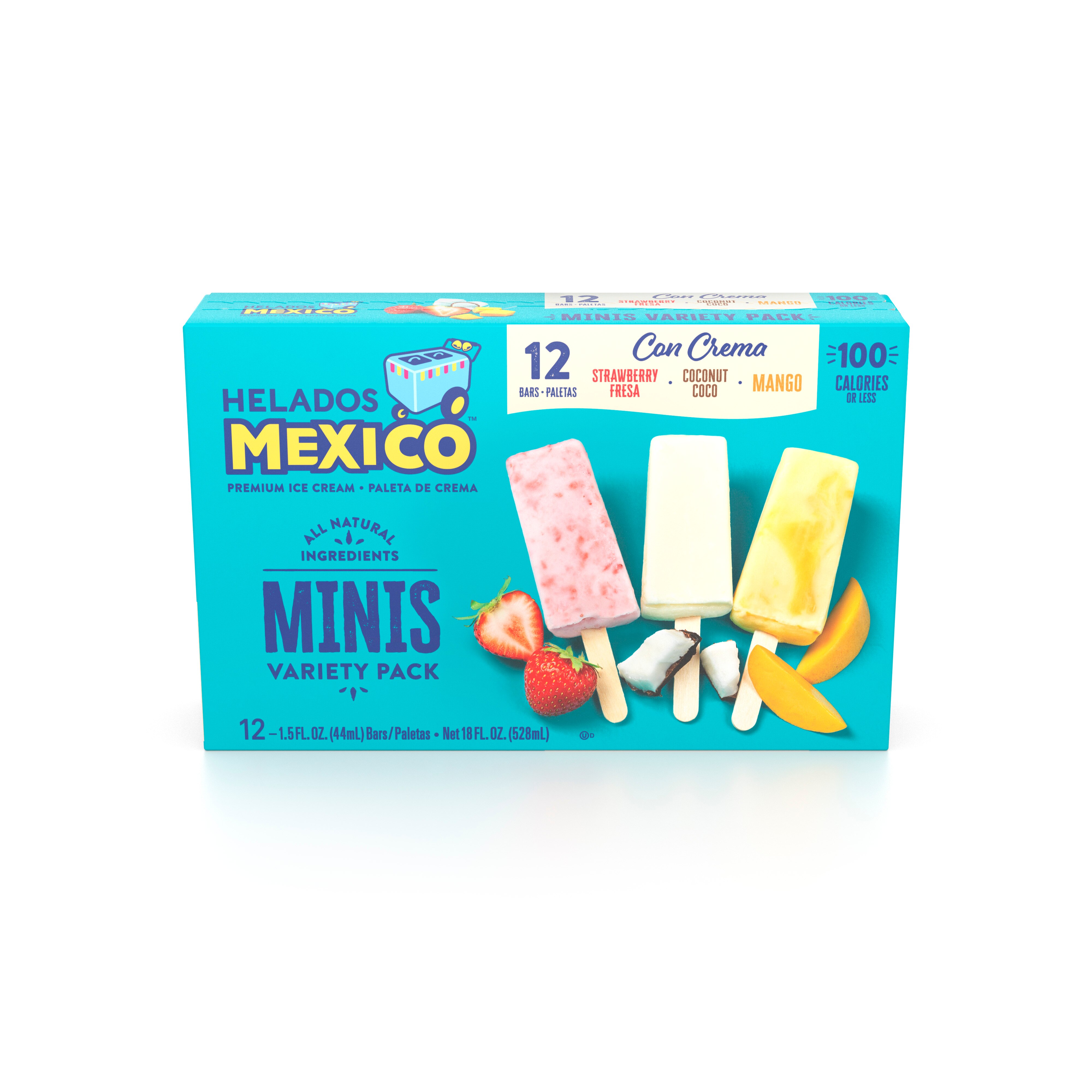 Mini Cream Paletas, 12 ct, 18 oz