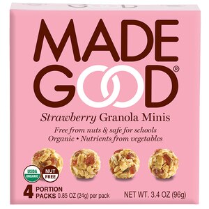 Made Good Strawberry Granola Minis, 4 CT