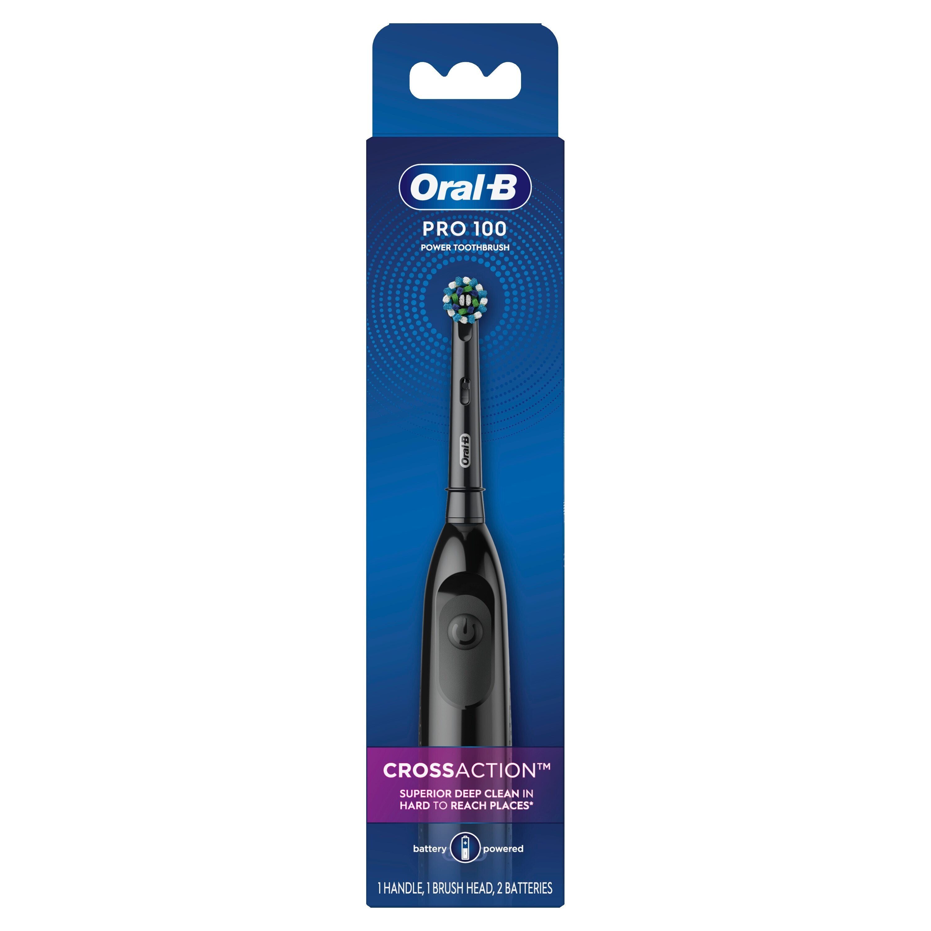 Oral-B Pro-Health Clinical, Superior Clean, Battery Powered Toothbrush, Black