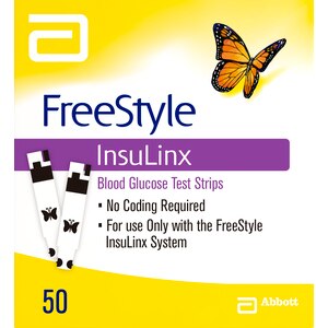Freestyle InsuLinx Blood Glucose Test Strips
