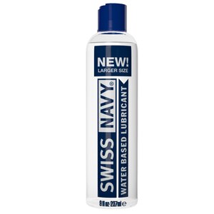 Swiss Navy Water-Based Lubricant, 8 OZ