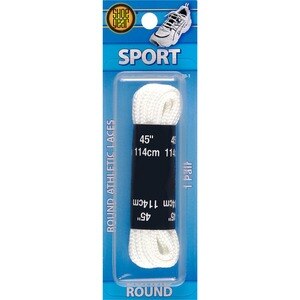 Shoe Gear Round Athletic Laces 45 Inches White