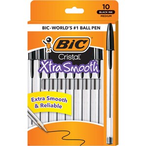 BIC Cristal Xtra Smooth 1mm Medium Point Ball Pen