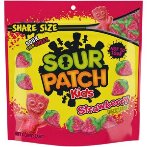 Sour Patch Kids Original Soft & Chewy Candy, Share Size Resealable Bag, 12 oz