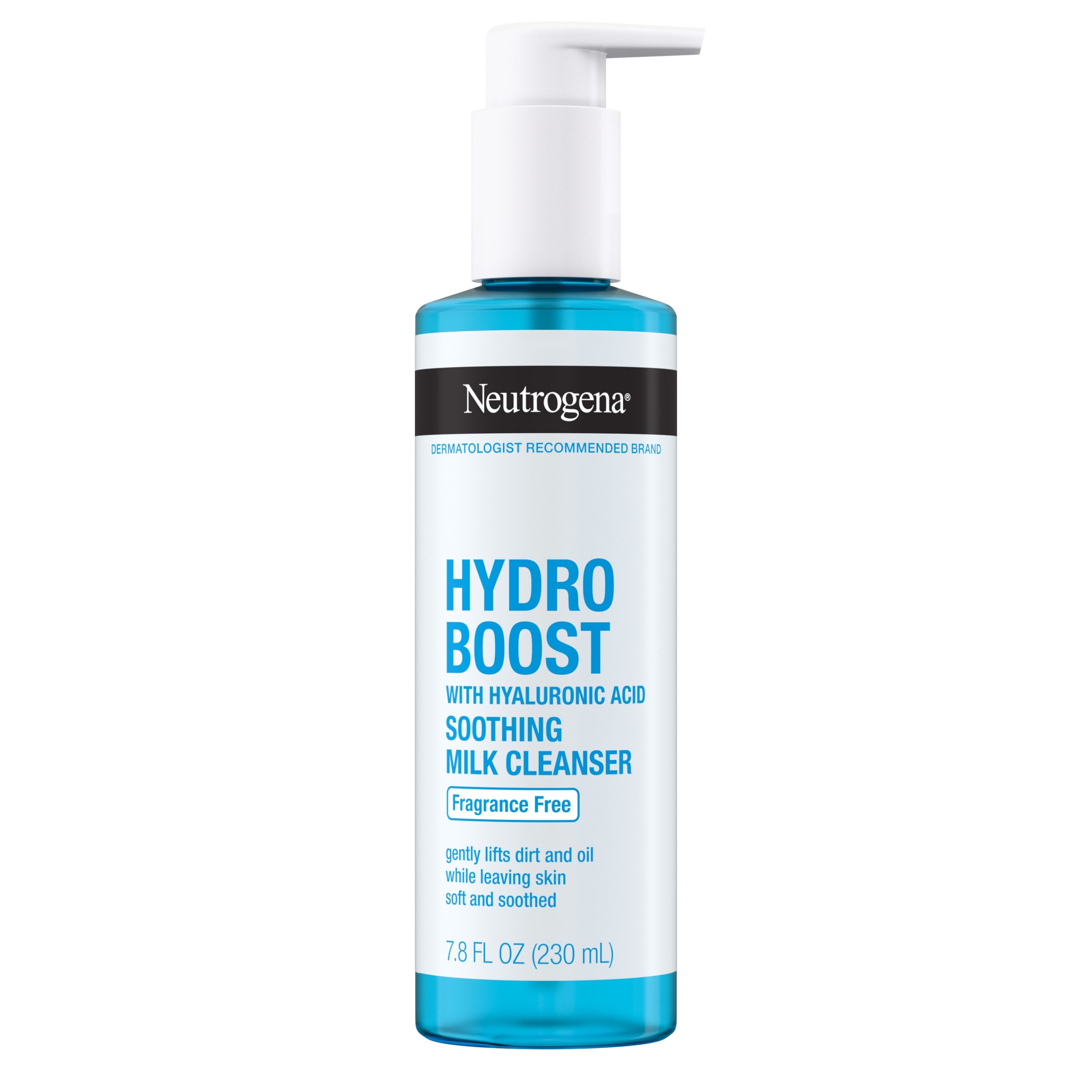 Neutrogena Hydro Boost Soothing Milk Facial Cleanser, 7.8 OZ