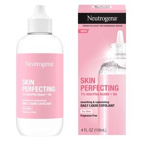 Neutrogena Skin Perfecting Dry Skin Liquid Face Exfoliant, 4 OZ