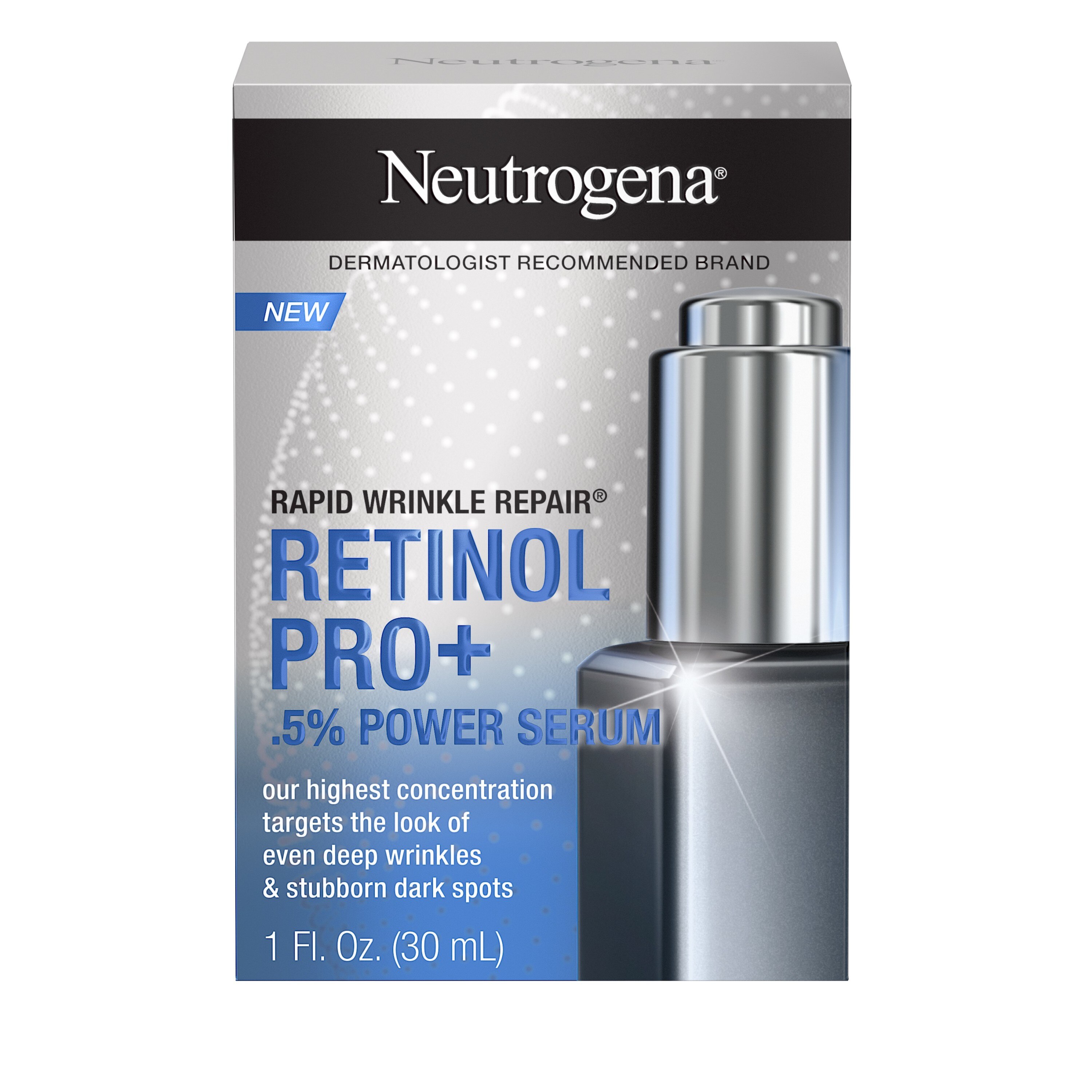 Neutrogena Rapid Wrinkle Repair Retinol Pro+ 0.5% Power Serum, 1 OZ