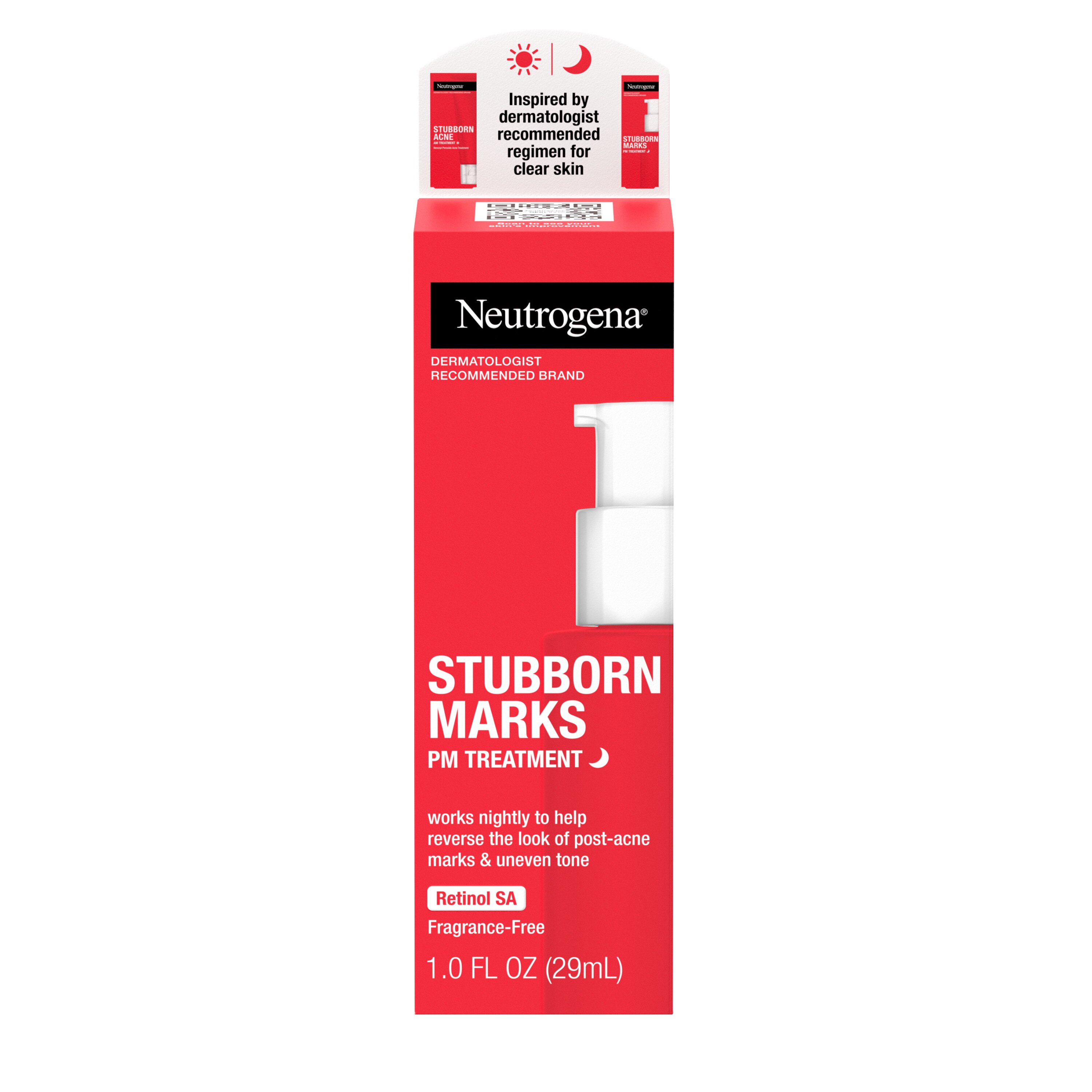 Neutrogena Stubborn Marks PM Treatment with Retinol SA, 1 OZ