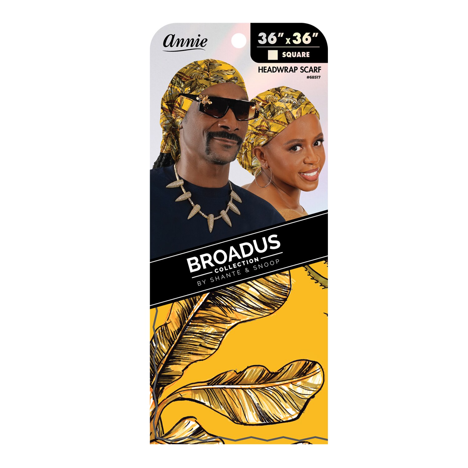 Broadus Collection Headwrap Scarf, Golden Tropics