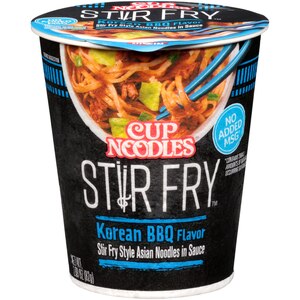 Nissin Cup Noodles, Korean BBQ Stir Fry, 2.8 oz
