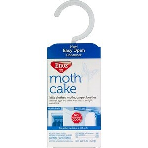 Enoz Moth Cake No Cling Odor, 1 ct