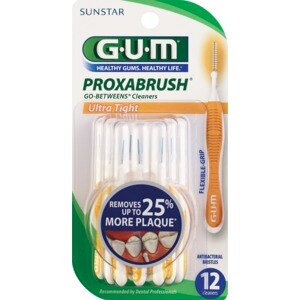Gum Proxabrush Go-Betweens Cleaners, Ultra Tight, 12 CT