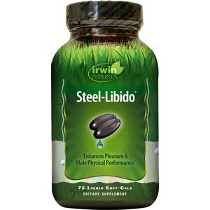 Irwin Naturals Steel-Libido plus BioPerine Softgels for Men, 75 CT