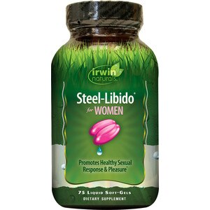 Irwin Naturals Steel-Libido plus BioPerine Softgels for Women, 75 CT