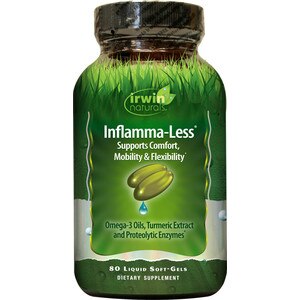 Irwin Naturals Inflamma-Less plus BioPerine Softgels, 80CT