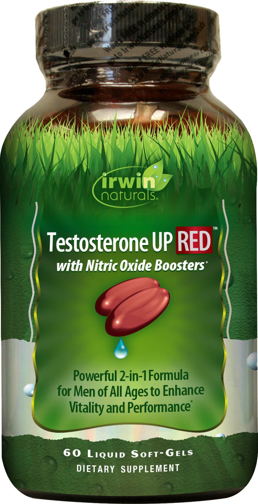 Irwin Naturals Testosterone Up Red plus BioPerine Softgels, 60 CT