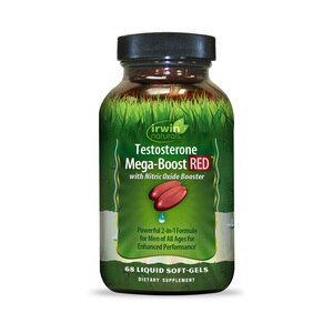 Irwin Naturals Testosterone Mega-Boost RED, 68 CT