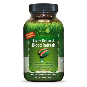 Irwin Naturals Liver Detox & Blood Refresh Supplement, 60 CT