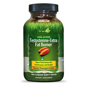 Irwin Naturals Testosterone-Extra Fat Burner, 60 CT