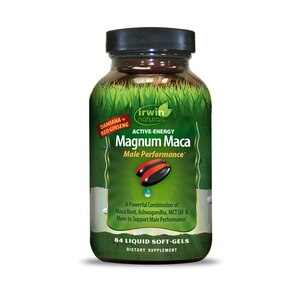 Irwin Naturals Active-Energy Magnum Maca Male Performance Soft-gels, 84 CT