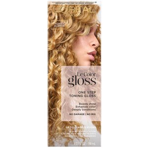 L'Oreal Paris Le Color Gloss One Step In-Shower Toning Gloss, Honey Blonde