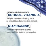 L'Oreal Paris Revitalift Hydrating Pressed Night Moisturizer with Retinol, 1.7 OZ, thumbnail image 3 of 9