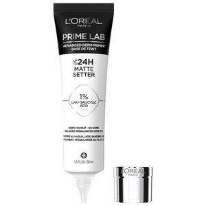L'Oreal Paris Prime Lab Up to 24H Matte Setter Grips Make-up, No Shine,  Matte Setter, 1.01 fl oz