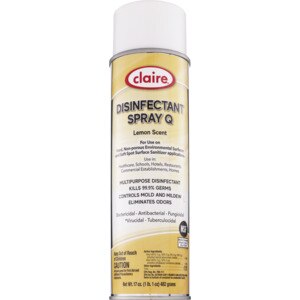 Claire Disinfectant Spray Q, Lemon Scent, 17 OZ