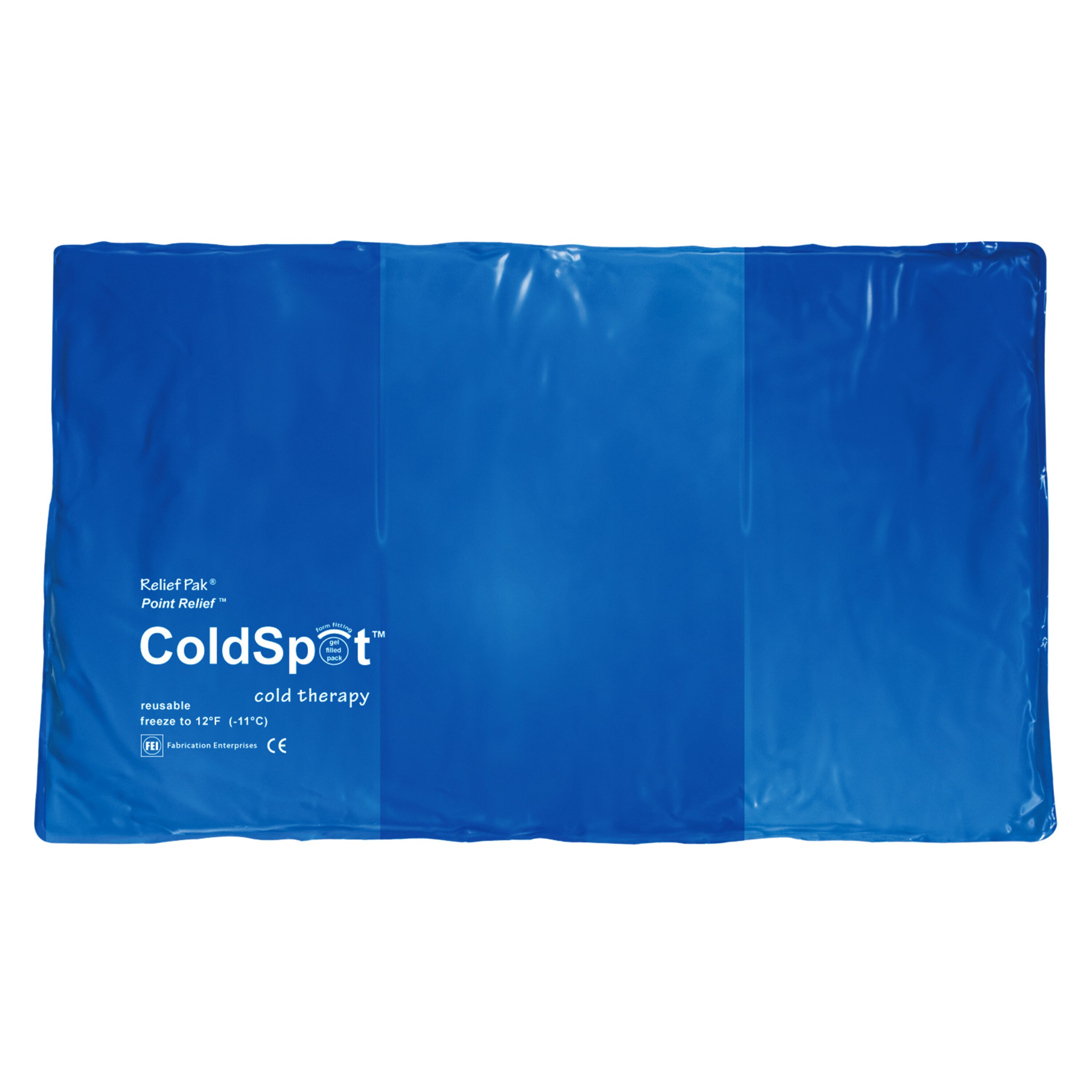 Relief Pak Reusable Cold Pack, Blue Vinyl, Oversized 11"x21"