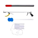 FabLife Hip Kit 3 with 26"" Reacher, Contoured Sponge, Formed Sock Aid, 24"" Plastic Shoehorn, thumbnail image 2 of 3
