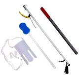 FabLife Hip Kit 4 with 32"" Reacher, Contoured Sponge, Formed Sock Aid, 24"" Plastic Shoehorn, thumbnail image 1 of 3