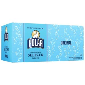 Polar Seltzer Original Sparkling Water, 8 ct, 12 fl oz