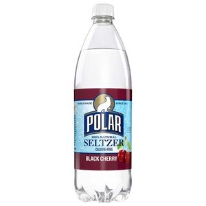 Polar Seltzer Black Cherry Sparkling Water, 1L Bottle