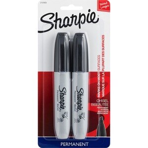 Sharpie Chisel Tip Black Permanent Marker