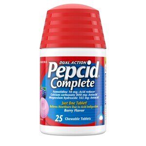 Pepcid Complete Dual Action Chewable Tablets, Berry