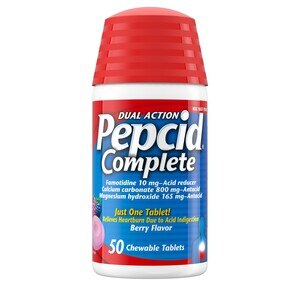 Pepcid Complete Dual Action Chewable Tablets, Berry