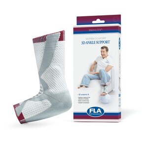 PRO-LITE 3D Ankle Support, White/Gray Small