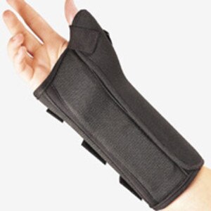 Pro-Lite Wrist Splint W/ Abducted Thumb, Black