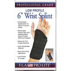 Pro-Lite 6 "" Low Profile Wrist Splint, Black