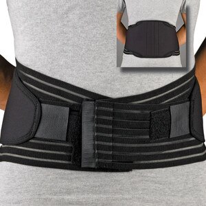 PRO-LITE Neoprene Lumbar Sacral Support, Black