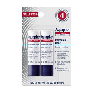 Aquaphor Lip Repair Stick Twin Pack, 2 0.17 OZ sticks