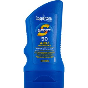 Coppertone Travel Size SPORT Sunscreen Lotion Broad Spectrum